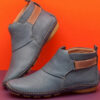 20849553319_1291084578 Wholesale PU Velcro Flat Ankle Boots