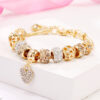 Wholesale DIY Alloy Large Hole Bead Bracelet