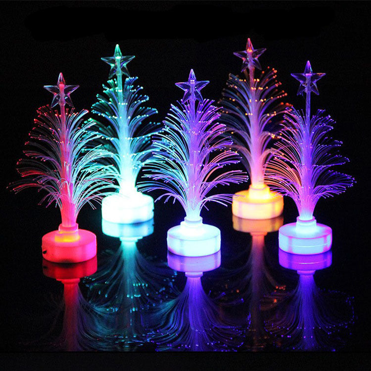 Wholesale LED Colorful Plastic Christmas Trees