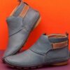 20924455466_1291084578 Wholesale PU Velcro Flat Ankle Boots