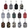 Wholesale Sports Hand Sanitizer Leather Case Key Chain