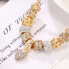 Wholesale DIY Alloy Large Hole Bead Bracelet