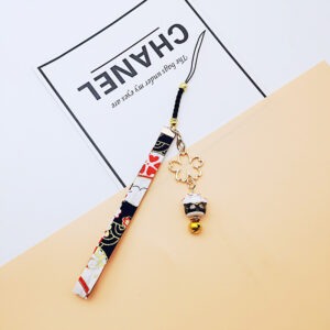 Lucky Cat Pendant Black / Independent opp bag packaging