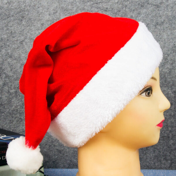 Wholesale Christmas Plush Christmas Hats for Adults and Children