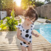 Wholesale Polka Dot Kids Bikini Nylon Swimwear