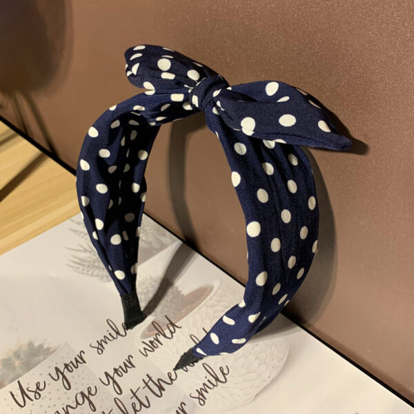 Wholesale Bow Knot Rabbit Ear Wide Fabric Headband