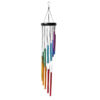 Wholesale 29-inch Colorful Thick Metal Rotating Wind Chime Ornaments