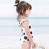 Wholesale Polka Dot Kids Bikini Nylon Swimwear
