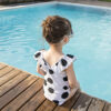 Wholesale Polka Dot Kids Bikini Nylon Swimwear