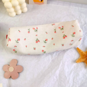 Pink Floral Pencil Case