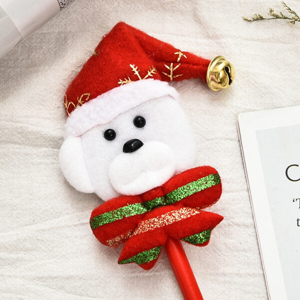 Wholesale Christmas Cloth Cartoon Old Man Snowman Pattern Pencil