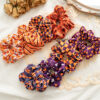Wholesale of Autumn and Winter New Halloween Women's Flannel Hair Scrunchies