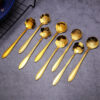 Wholesale Stainless Steel Cherry Blossom Rose Heart Plum Blossom Honey Spoon
