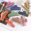 21350629780_1624300992 Wholesale 11CM Frosted PS Plastic Material Hair Clips
