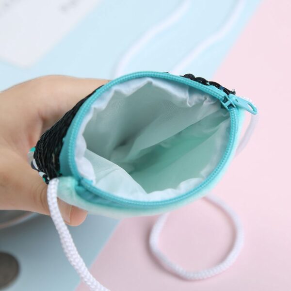 21377188221_19215461-1 Wholesale Polyester Kids Mermaid Sequin Small Wallet