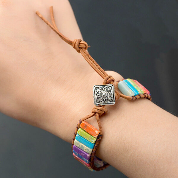 Wholesale Hand Made Bohemian Emperor Stone Bracelet