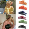 Wholesale Matte Color Plastic Hair Clips