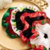 Wholesale Velvet Christmas Large Intestine Hair Ties
