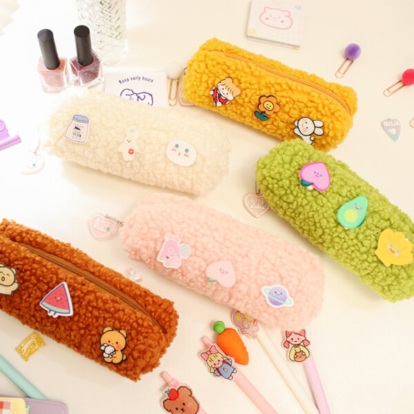 Wholesale Lamb Plush Pen Bags