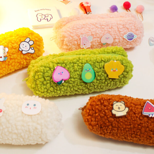 Wholesale Lamb Plush Pen Bags