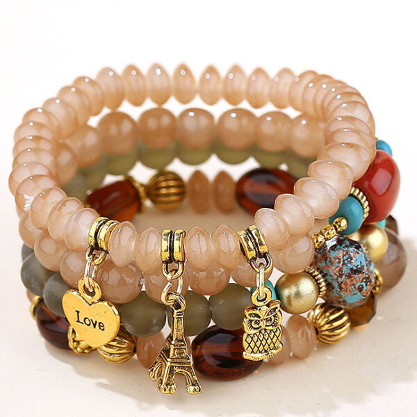 21616578751_2096644664 Wholesale Metal Candy Beads Multilayer Bracelet