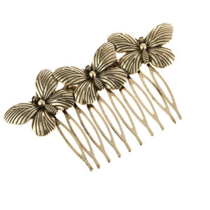 21626502380_1446121657 Wholesale Vintage Butterfly Hair Comb Gold Hair Comb