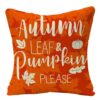 Wholesale Thanksgiving Autumn Maple Leaf Series Linen Pillow Cover