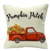 Wholesale Thanksgiving Autumn Maple Leaf Series Linen Pillow Cover