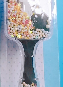 1821 black rainbow cat air cushion comb (foam PVC box packaging)