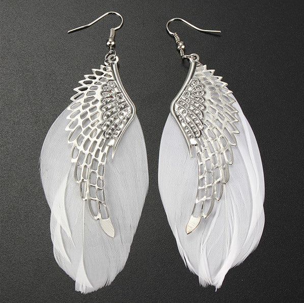 2176648630_1494315084 Wholesale Alloy Angel Wing Feather Earrings
