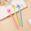 Wholesale Plastic Moon Unicorn Gel Pen