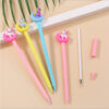 Wholesale Plastic Moon Unicorn Gel Pen