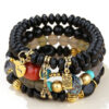 21780740987_2096644664 Wholesale Metal Candy Beads Multilayer Bracelet