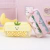 Wholesale Cartoon Fruit and Vegetable Canvas Pencil Bag
