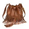 21867727561_236008422 Wholesale Polyester Tassel Bucket Bag