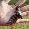2189838748_2118088041 Wholesale Alloy Wings Leather Keychain