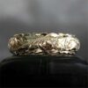 Wholesale Carved Rose Flower Metal Rings