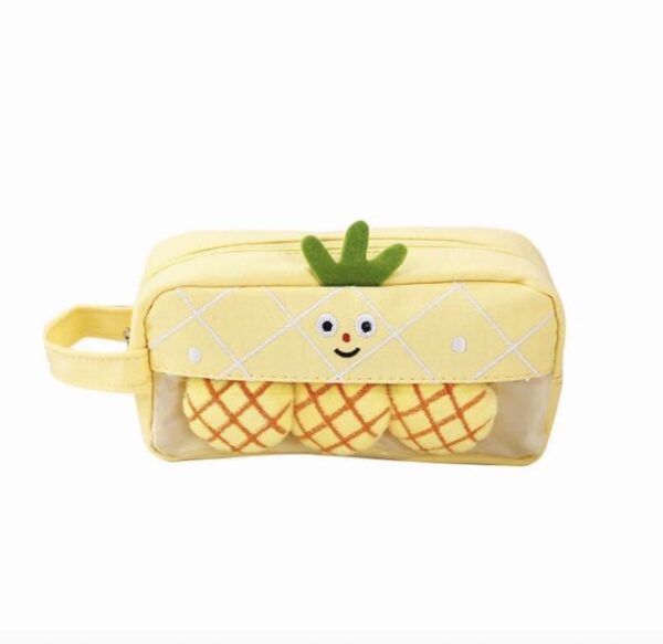 Wholesale Cartoon Fruit and Vegetable Canvas Pencil Bag