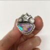 Wholesale Irregular Colored Stone Alloy Ring