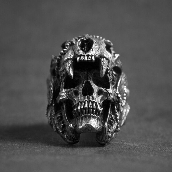 Wholesale Alloy Skull Ring