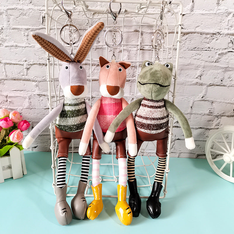 Wholesale Plush Rabbit Cartoon Doll Keychain