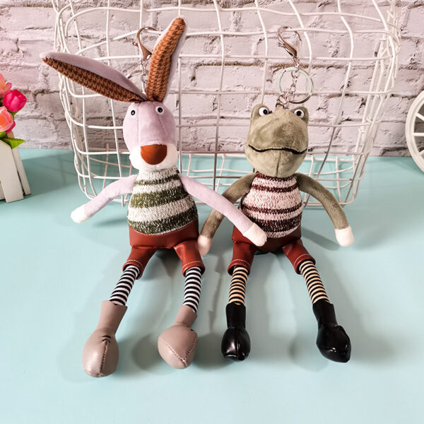 Wholesale Plush Rabbit Cartoon Doll Keychain