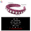 Wholesale of New Autumn and Winter Velvet Woven Pearl Hair Bands