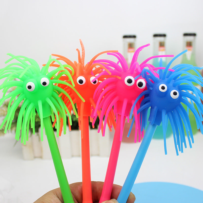 Wholesale Fuzzy Emoji Plastic Ballint Pen