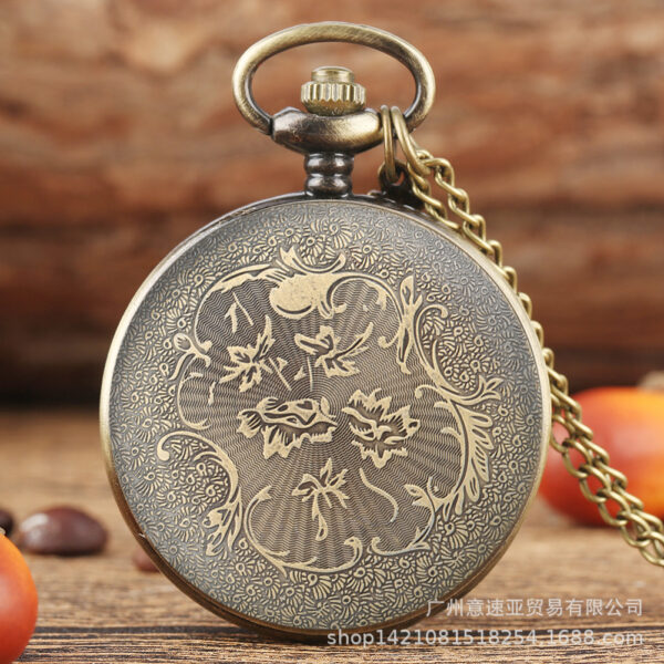 Wholesale Hollow Butterfly Pocket Watch Plus Flat Birdcage Accessories Quartz Alloy Pocket Watch