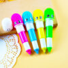 22250503883_1702423173 Wholesale Plastic Color Random Blue Refill Capsule Telescopic Pen