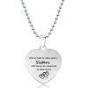 Wholesale Love Heart Stainless Steel Pendant Titanium Steel Necklaces