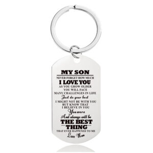 W00018 keychain Silver