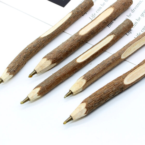 22296312160_324505413-2 Wholesale Eco-friendly Biodegradable Bark Ballpoint Pen