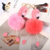 22339947733_1314938442-1 Wholesale Flamingo Faux Rex Rabbit Keychains